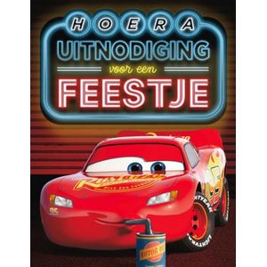 Uitnodiging Cars 14x10cm
