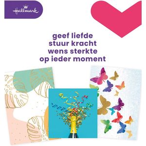 WENSKAART HALLMARK NAVULSET BLANCO 8