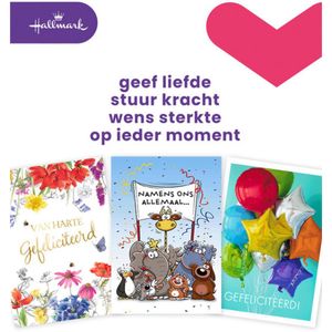 WENSKAART HALLMARK NAVULSET FELICITATIE