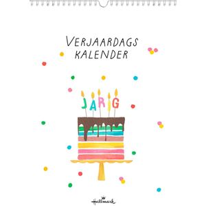 Hallmark - Verjaardagskalender - Creme - Paperwise Papier - Spiraal Gebonden - 21 x 30 cm