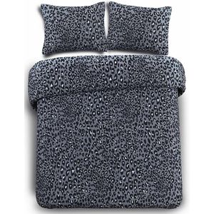 Day Dream Panter - Dekbedovertrek - Eenpersoons - 140x200/220 cm + 1 kussensloop 60x70 cm - Grijs