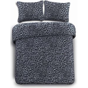 Day Dream Panter dekbedoverterk - tweepersoons - 200x200/220 - Grijs