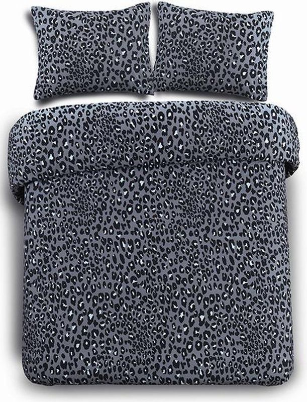 Day Dream Panter dekbedoverterk - tweepersoons - 200x200/220 - Grijs