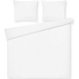 Papillon Uni Satijn - Dekbedovertrek - Tweepersoons - 200x200/220 cm + 2 kussenslopen 60x70 cm - Wit