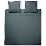 Papillon - Mendoza - Dekbedovertrek - Petrol - 100% Katoen - Inclusief Kussenslopen