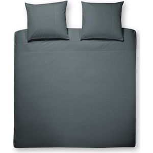 Papillon Mendoza - dekbedovertrek - eenpersoons - 140 x 200/220 - Donkergroen