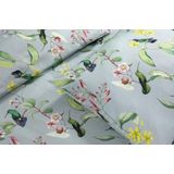 Papillon - Birdsong Dekbedovertrek - Grijs - 100% Katoen - Inclusief Kussenslopen