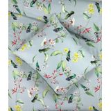 Papillon - Birdsong Dekbedovertrek - Grijs - 100% Katoen - Inclusief Kussenslopen