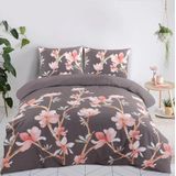 Papillon Esmee Dekbedovertrek - Tweepersoons - 200X200/220cm - Grijs