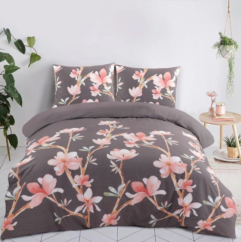 Papillon Esmee Dekbedovertrek - Tweepersoons - 200X200/220cm - Grijs