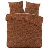 Day Dream Sara - Dekbedovertrek - Eenpersoons - 140x200/220 cm + 1 kussensloop 60x70 cm - Bruin
