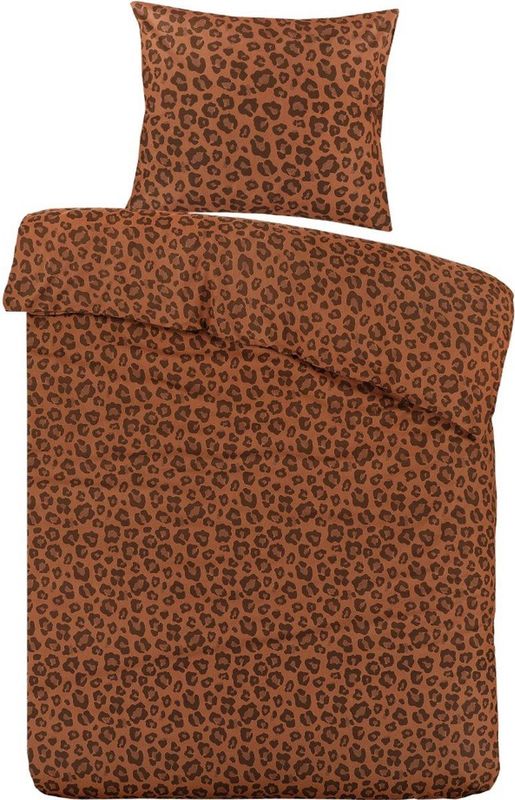 Day Dream Sara - Dekbedovertrek - Eenpersoons - 140x200/220 cm + 1 kussensloop 60x70 cm - Bruin