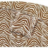 Daydream - Zebra - Dekbedovertrek - Bruin - Flanel - 2-Persoons