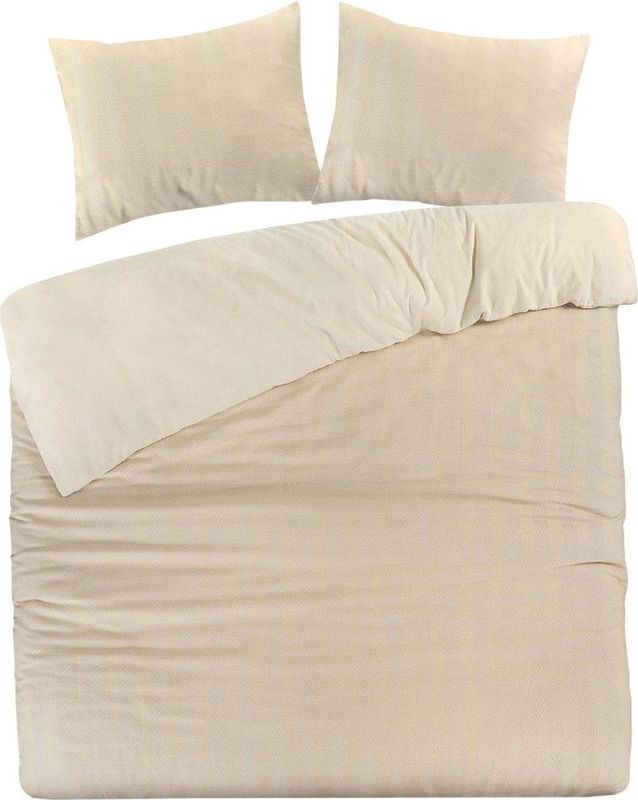 Papillon Beaufort Dekbedovertrek - Tweepersoons - 200x200/220 cm - Zand