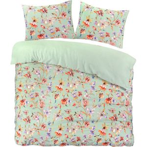 Papillon Nora Dekbedovertrek - Tweepersoons - 200x200/220 - Groen