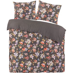 Papillon Nora Dekbedovertrek - Tweepersoons - 200x200/220 - Grijs