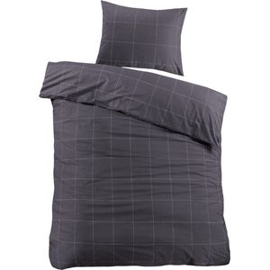 Day Dream Duuk - Dekbedovertrek - Eenpersoons - 140x200/220 cm + 1 kussensloop 60x70 cm - Grijs