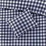 NOUS - Vichy Check - Dekbedovertrek - Blauw - Katoen