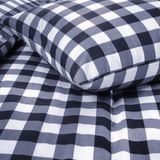 NOUS - Vichy Check - Dekbedovertrek - Blauw - Katoen