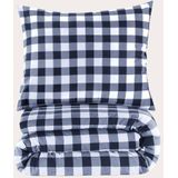NOUS - Vichy Check - Dekbedovertrek - Blauw - Katoen