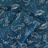 NOUS - Dekbedovertrek - Katoen - Dino - 1 Persoons - 140x200 cm