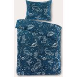 NOUS - Dekbedovertrek - Katoen - Dino - 1 Persoons - 140x200 cm