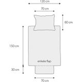 W - Unicorn - Dekbedovertrek - Multicolor - Katoen-Polyester - Peuter