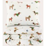 NOUS Kids - Flanellen Dekbedovertrek - 1-persoons - 140x200 cm