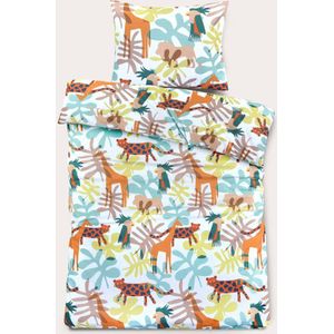 NOUS Kids - Dekbedovertrek - Juicy Jungle - Katoen - 1-persoons