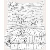 Dekbedovertrek - Wit - Katoen - 1 Persoon