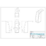 GB - Balkdrager - Verzinkt - Staal - 10 Stuks