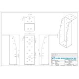 GB - Balkdrager - Verzinkt - 10 Stuks - Staal