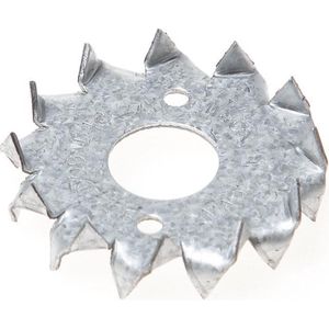 GB Kramplaat dubbel rond diameter 17mm 07282