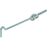 Gb - Windhaak m/oog HT - Staal - Elektrolytisch Verzinkt - Diameter 6mm - Lengte 200mm - Afname 25 Stuk