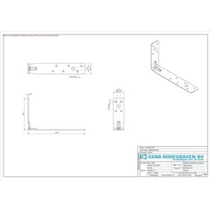 Hoekanker - 90x160 - SV - Voor Houten Constructies