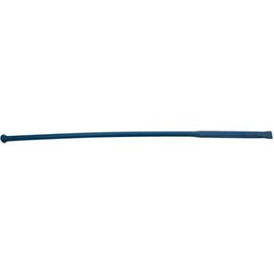 Gebr. Bodegraven stootijzer - met knop/vierkant - 1400/400xØ28mm - blauw