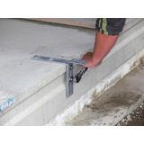 GB - Kozijnstelhoek Type D - Sendzimir Verzinkt - 65 x 180mm