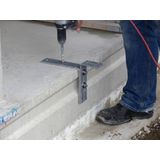 GB - Kozijnstelhoek Type D - Sendzimir Verzinkt - 65 x 180mm