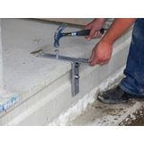 GB - Kozijnstelhoek Type D - Sendzimir Verzinkt - 65 x 180mm