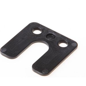 GB Drukplaat34743  3mm zwart met sleuf - 48 Stuks