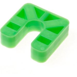 GB Stelplaat 70 x 70 x 20mm met sleuf (zwart)