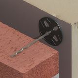 GB - UNI-flexplug - Zwart - Ø8mm - Voor Isolatie