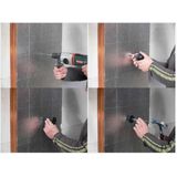 GB - UNI-flexplug - Zwart - Ø8mm - Voor Isolatie