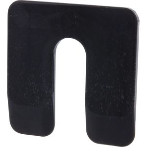 GB - Uitvulplaatjes - Zwart - Kunststof - Zak 48 Stuks