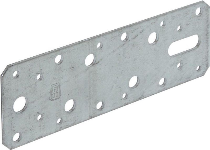 GB Koppelplaat sendzimir verzinkt 180 x 60 x 2.5mm 072210