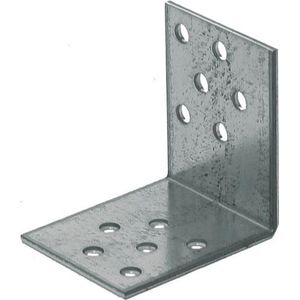 GB Versterkingshoek sendzimir verzinkt 50 x 50mm 82453 (Prijs per 100 stuks)