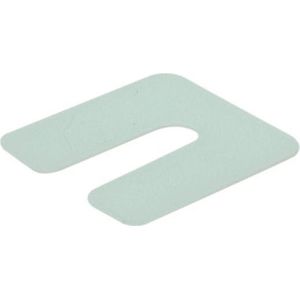 Gb Uitvulplaatje transparant 1 x 50 x 50mm zak 34601.B005