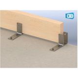 F-anker - Houtmaat - 150x670 - 80x8 - EV