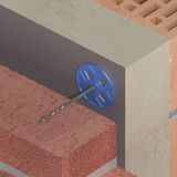 Uni - Perfoplug - Isolatieplug - Blauw - Ø 8mm - 250 Stuks