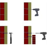Uni - Perfoplug - Isolatieplug - Blauw - Ø 8mm - 250 Stuks